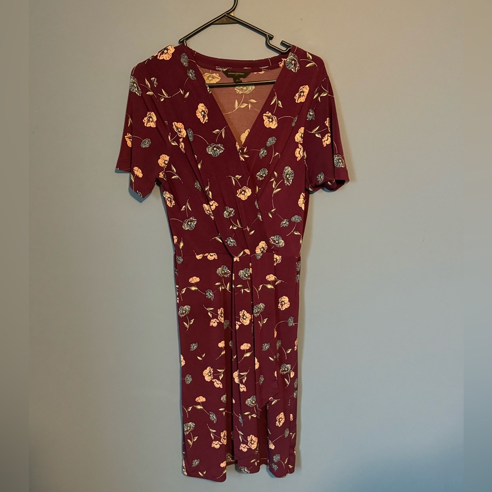 Banana republic wrap dress - flower print